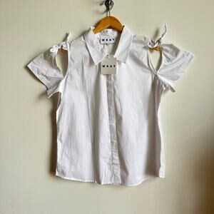 NWT WRAY White Kerchief Top